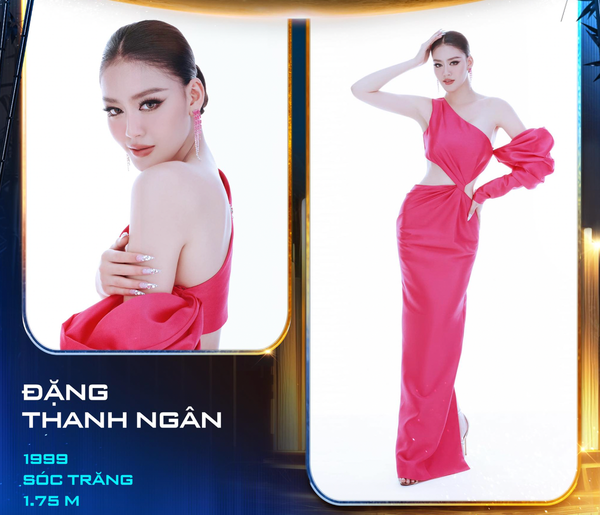 Á hậu quốc tế Đặng Thanh Ngân dự thi Hoa hậu Hoàn vũ Việt Nam 2025. (Ảnh: BTC)