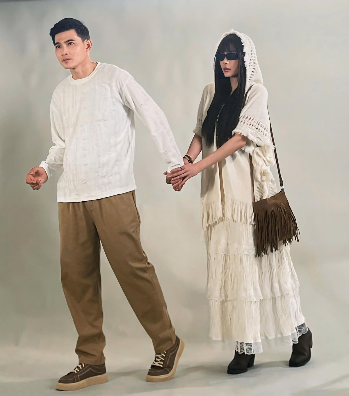 Tạo hình của Thúy Diễm và Quang Sự trong phim mới - FBNV.