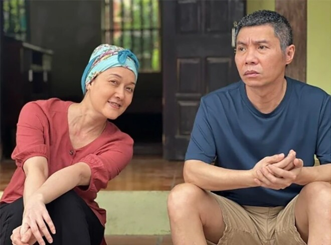 NSND Công Lý vẫn đóng phim sau cơn bạo bệnh. Ảnh: FBNV