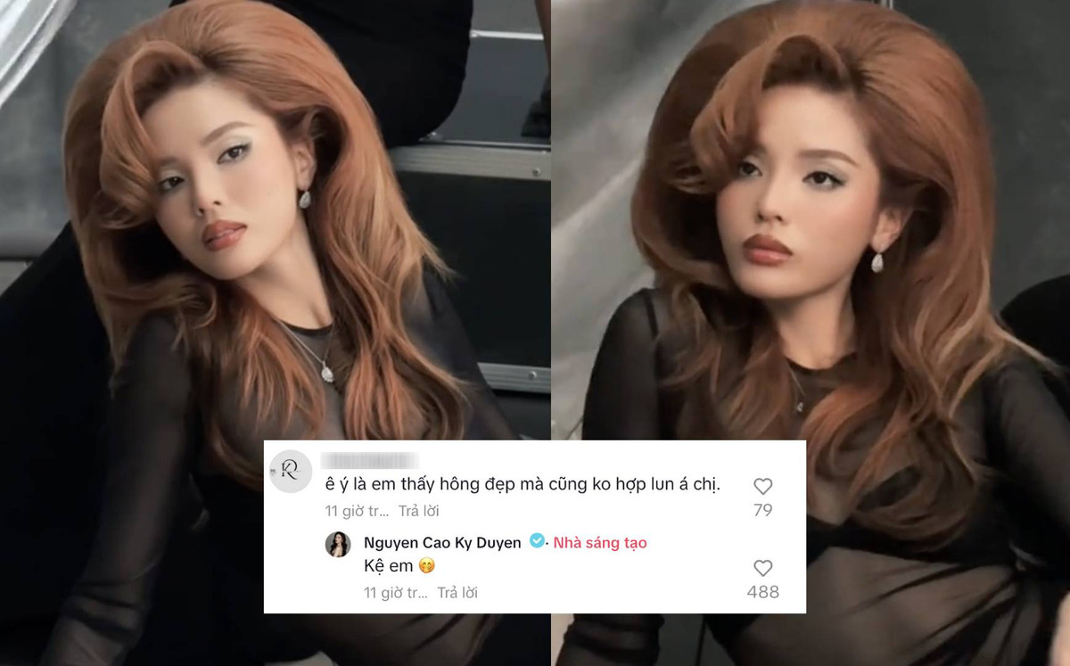 Hoa hậu Kỳ Duyên tiếp tục đáp trả khi bị chê. (Ảnh chụp màn hình)