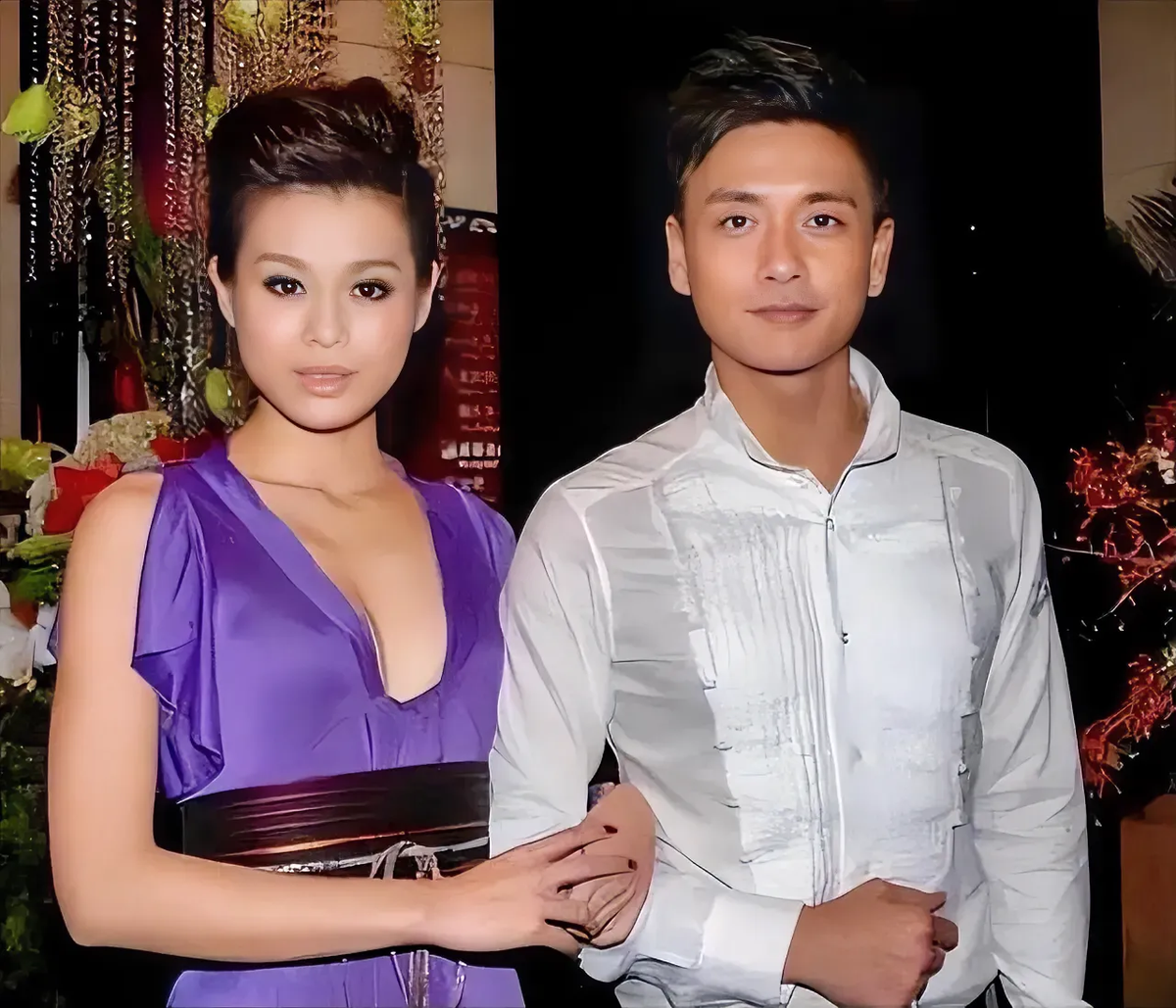 Trước Lý Thừa Đức, Hồ Hạnh Nhi từng có thời gian mặn nồng với Huỳnh Tông Trạch. (Ảnh: Baidu)