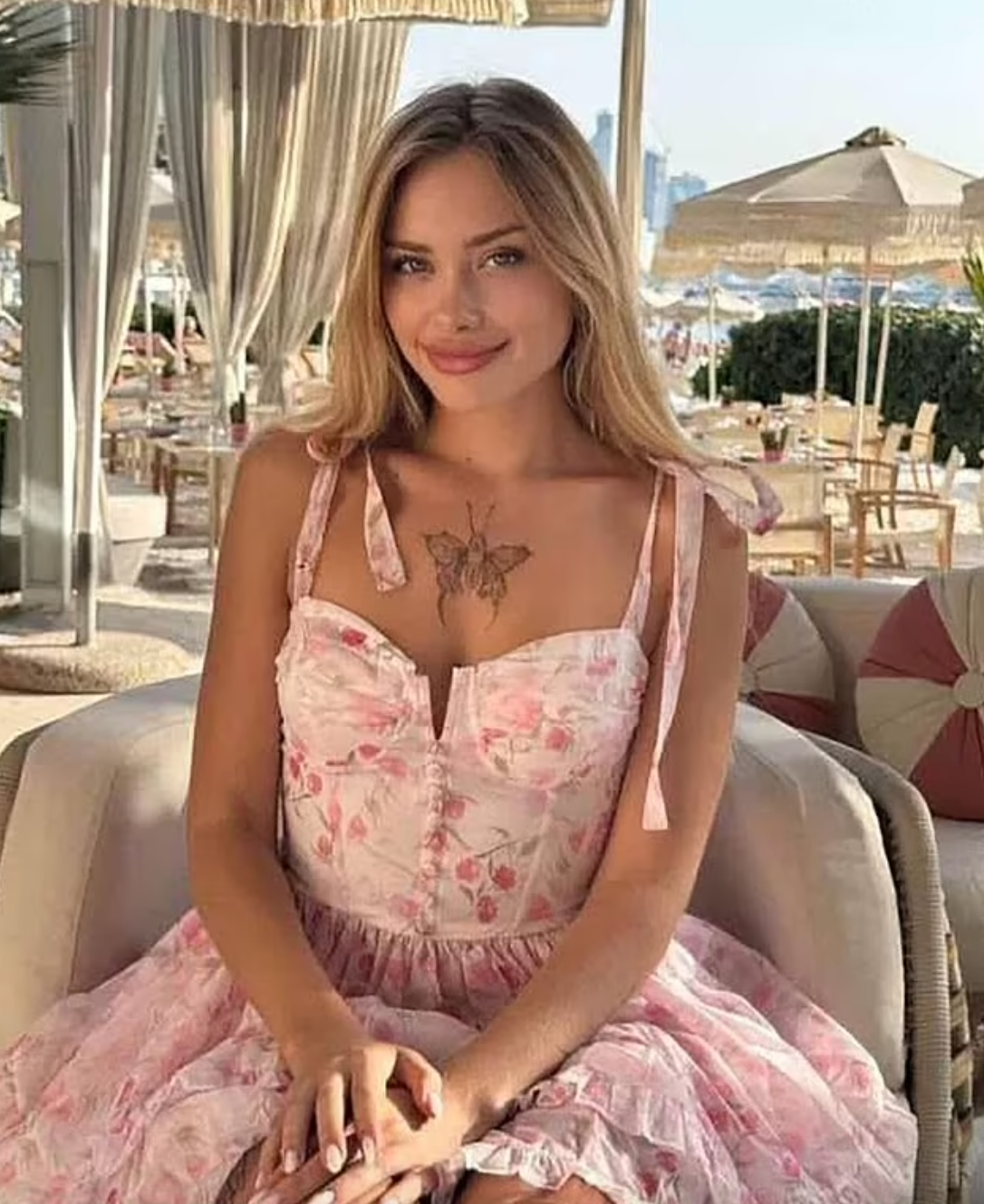 Maria Kovelchuk được tìm thấy ở Dubai trong tình trạng nguy kịch. (Ảnh: Daily Mail)