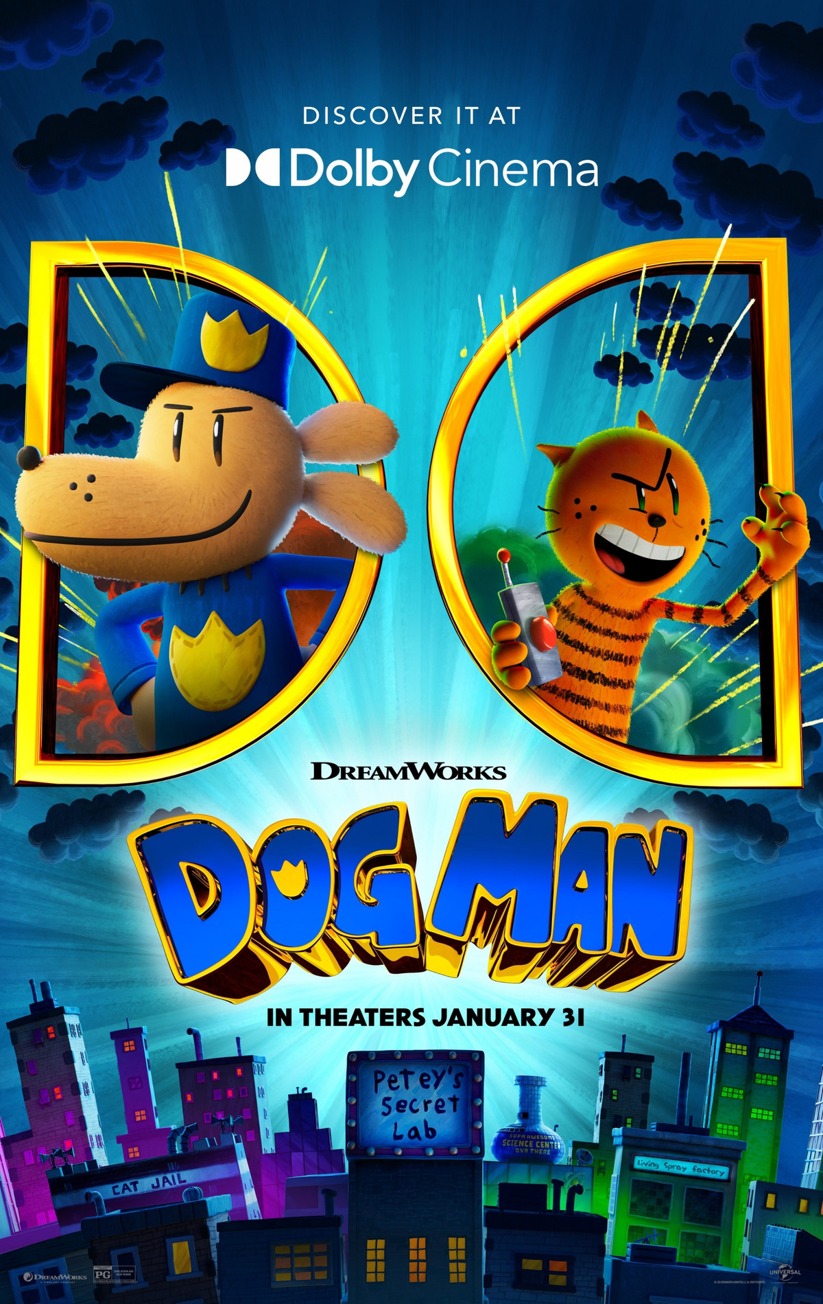 Ngoài Na Tra 2 thì chỉ có Dog Man là phim hoạt hình. (Ảnh: IMDb)