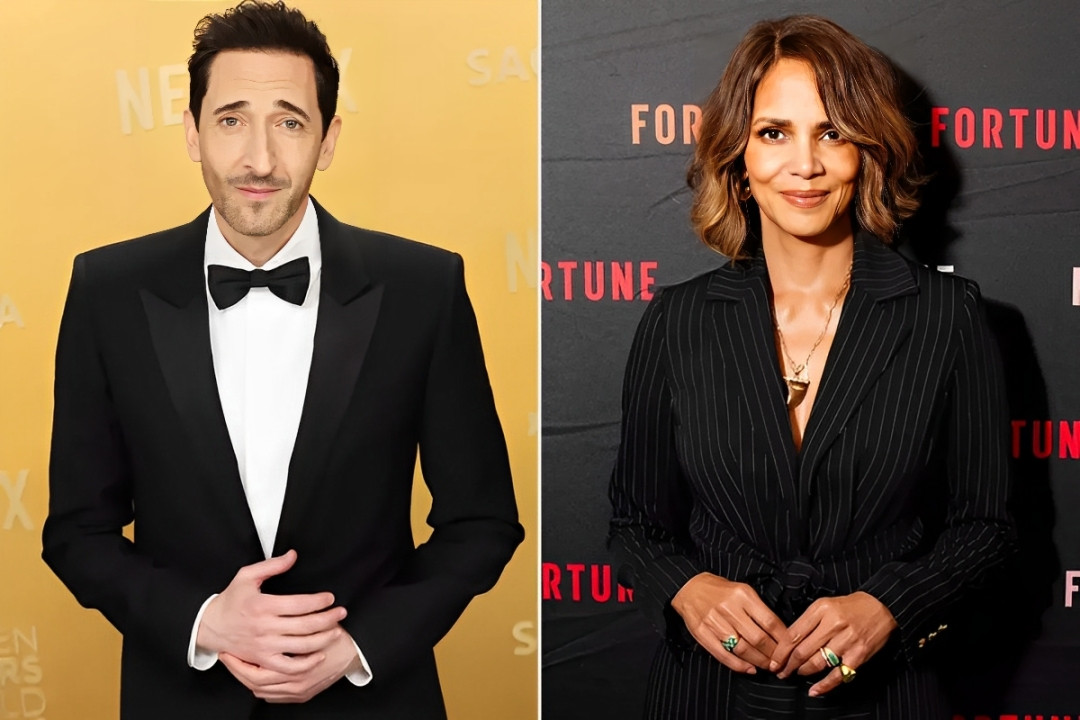 Adrien Brody và Halle Berry tái ngộ sau hơn 20 kể từ sự cố trên sân khấu Oscar năm 2003 (Ảnh: Getty Images). 