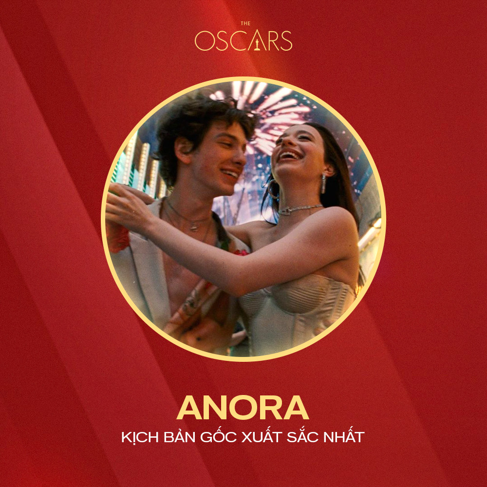 Kịch bản gốc xuất sắc nhất và Kịch bản chuyển thể xuất sắc nhất tại Oscar 2025 là Anora và Conclave. Ảnh: X