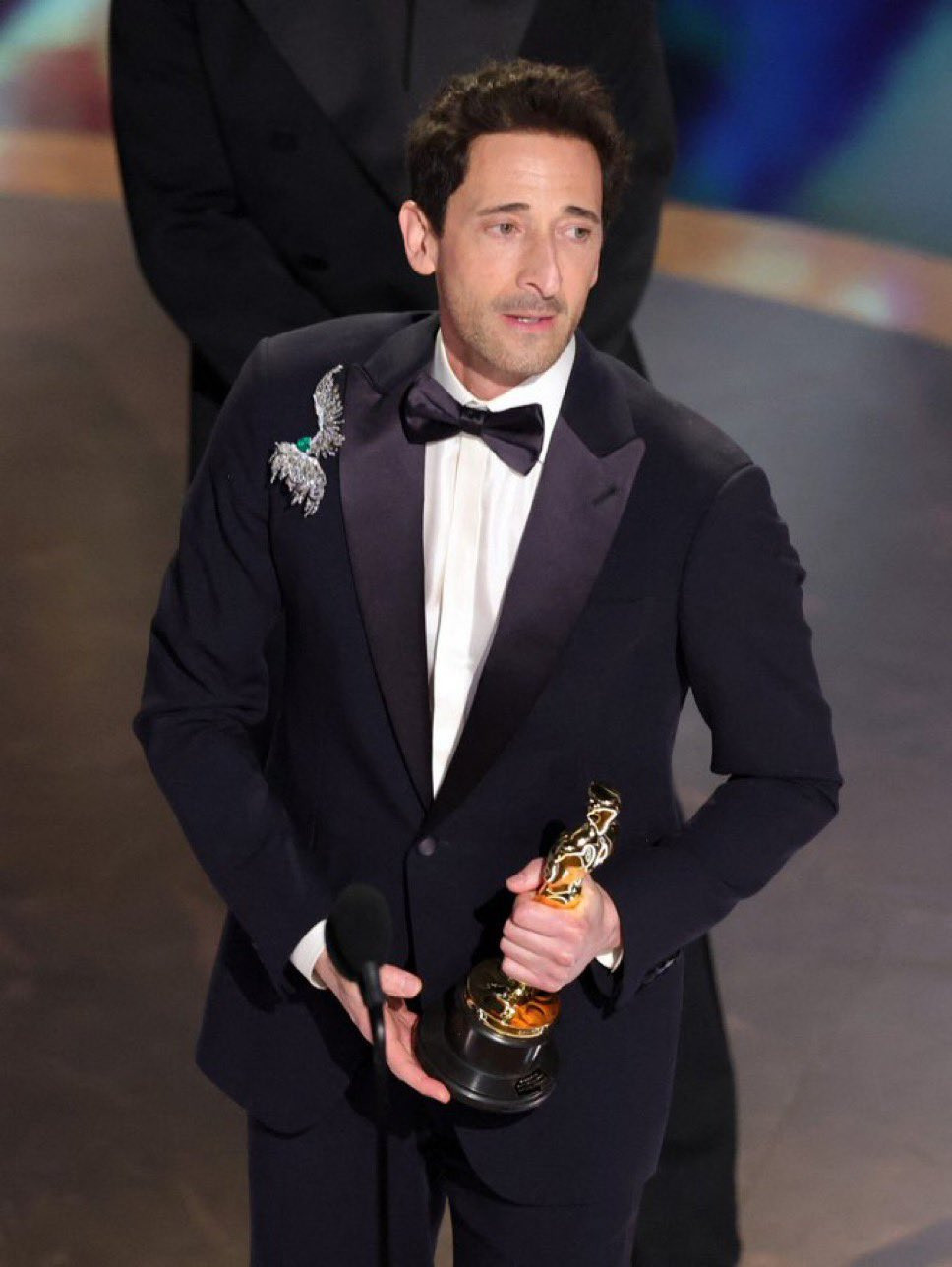 Adrien Brody với vai kiến trúc sư László Tóth trong dự án điện ảnh The Brutalist giành tượng vàng Oscar. Ảnh: X
