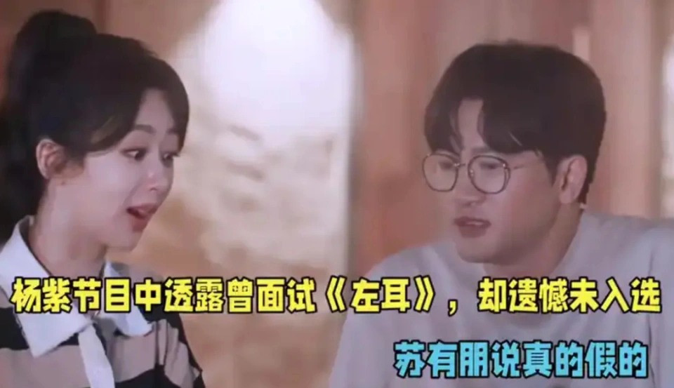 Cứ mỗi lần gặp Tô Hữu Bằng, Dương Tử lại kể chuyện trượt casting Tai Trái. (Ảnh: QQ)