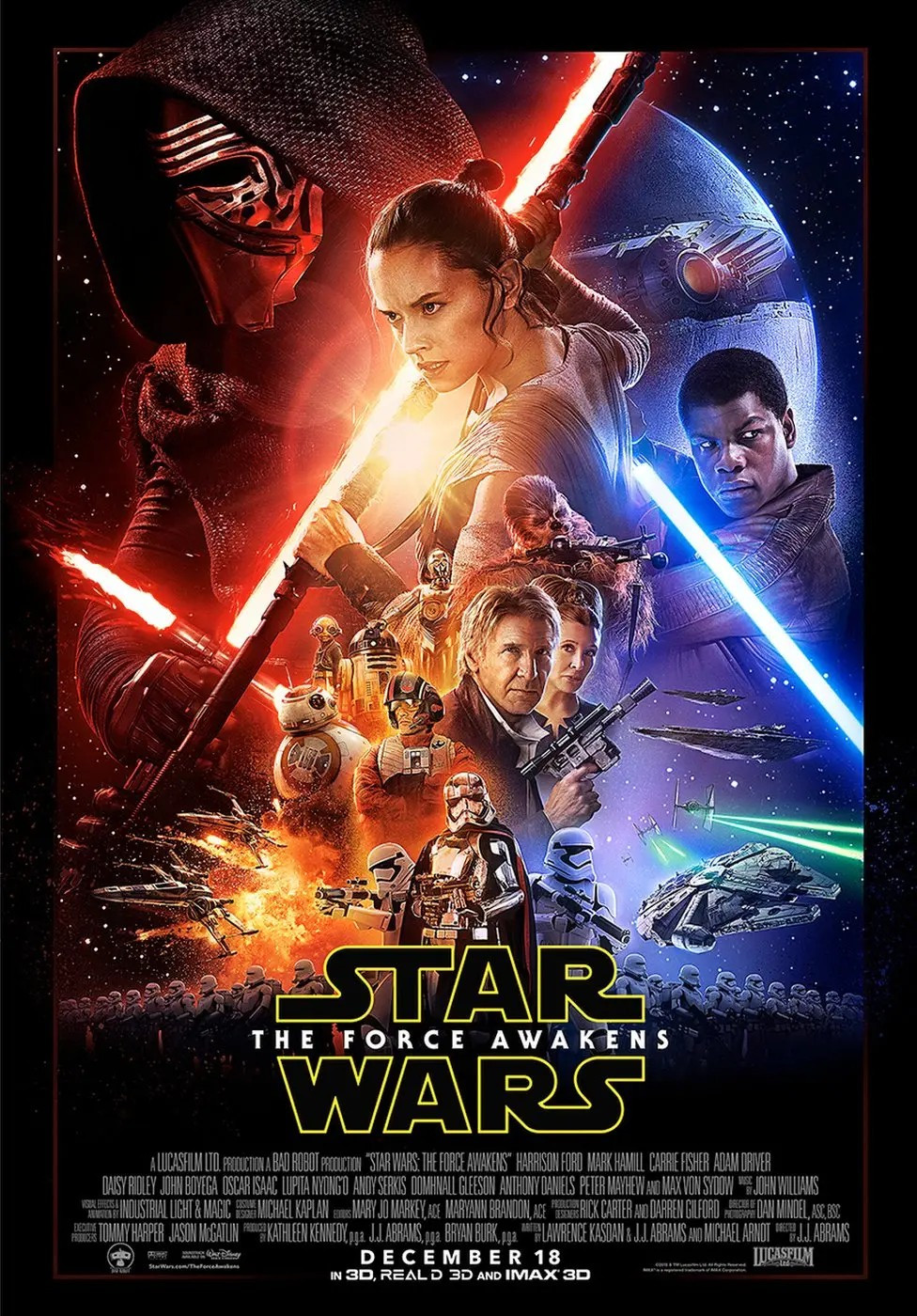 Poster Star Wars 7 (Ảnh: BBC)