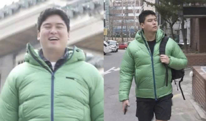 Lee Jang Woo hiện tại có lúc nặng đến 100kg. Ảnh chụp màn hình
