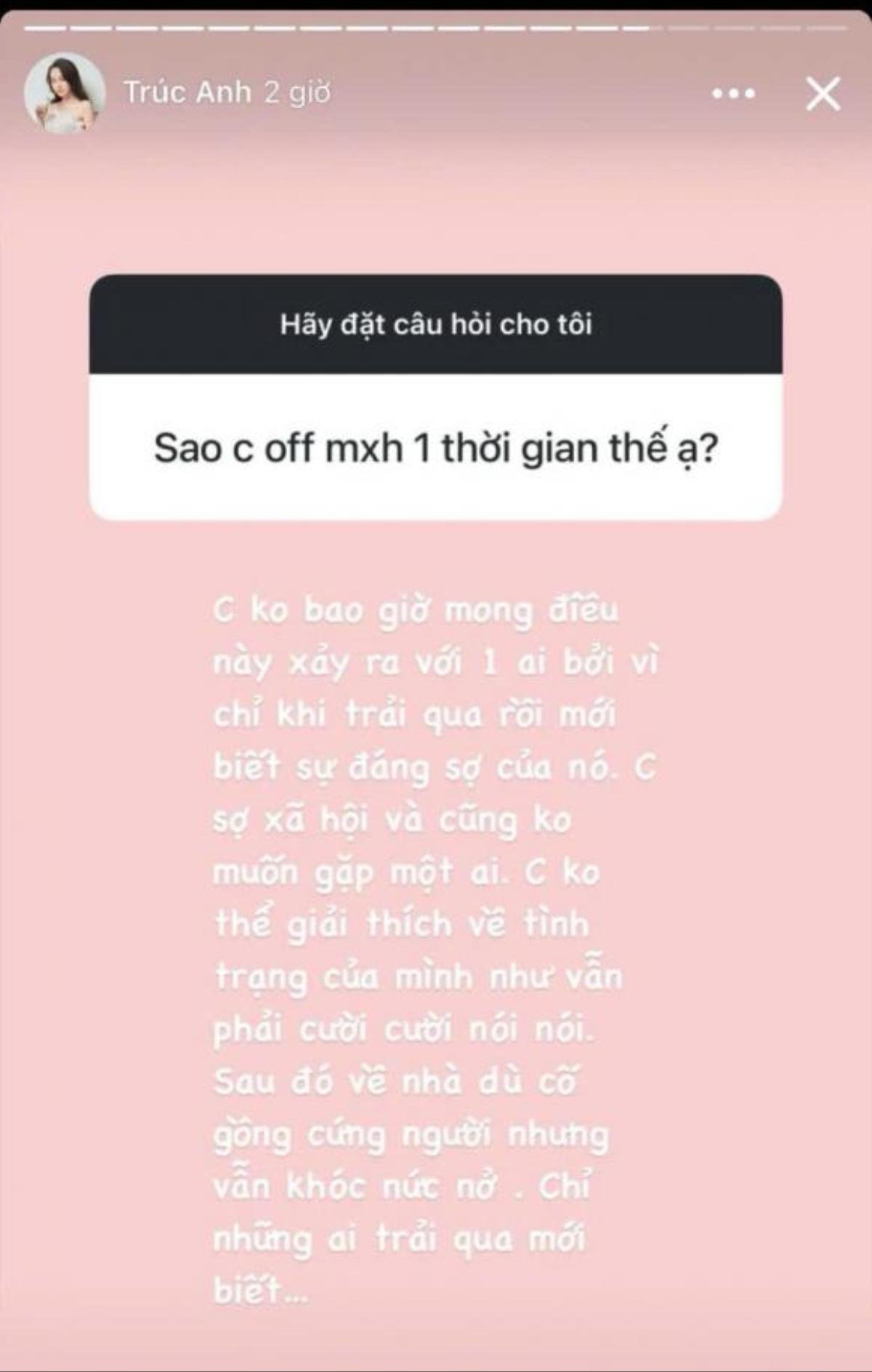 Trúc Anh làm rõ tin đồn mang thai, nói về lý do ở ẩn suốt thời gian qua (Ảnh: Facebook nhân vật). 