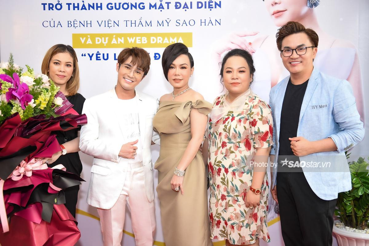 Họp báo web drama 'Yêu lại từ đầu': Việt Hương đọ sắc Lâm Khánh Chi, Huỳnh Lập tiết lộ cảnh cưỡng bức Khả Như Ảnh 1