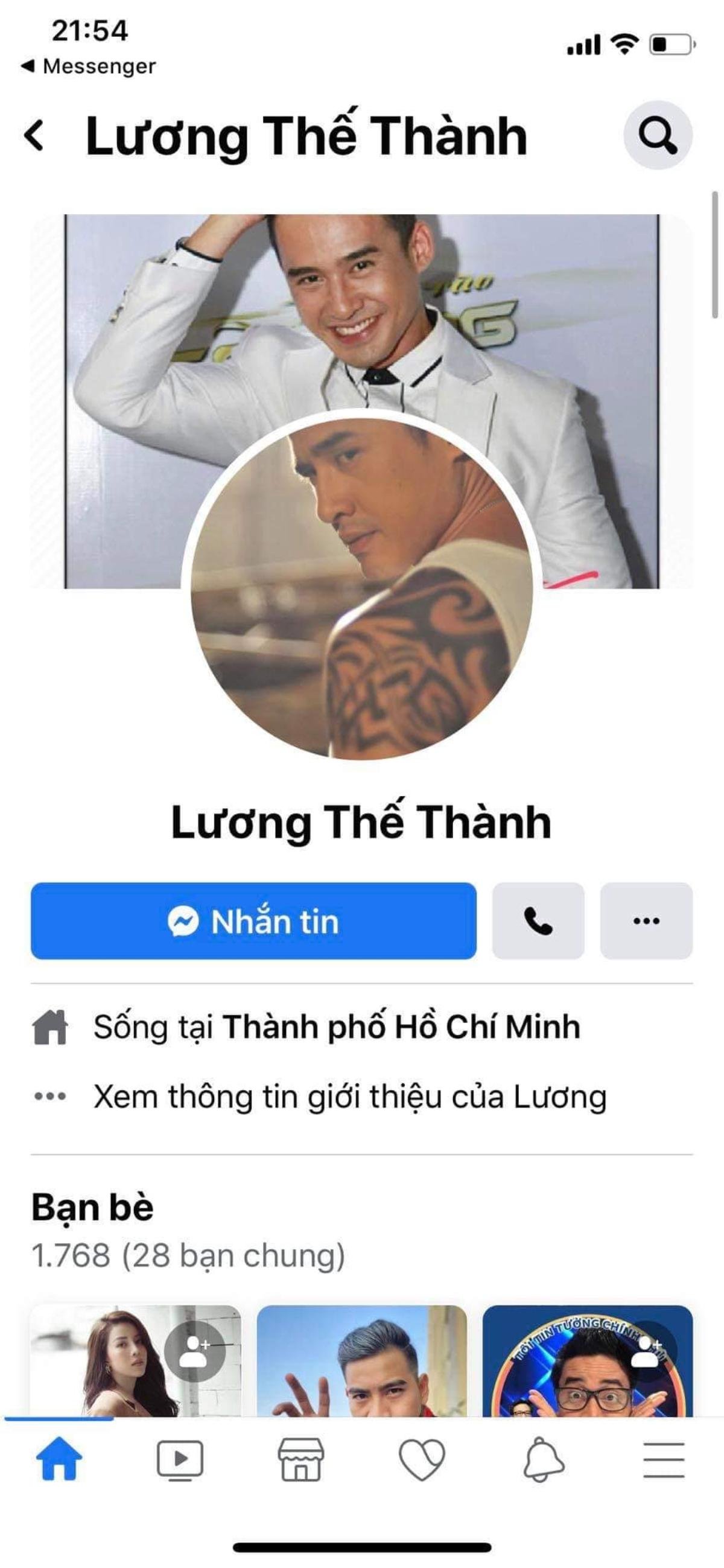 Vợ Lương Thế Thành kêu gọi mọi người cảnh giác sau khi facebook của chồng bị giả mạo để mượn tiền Ảnh 1