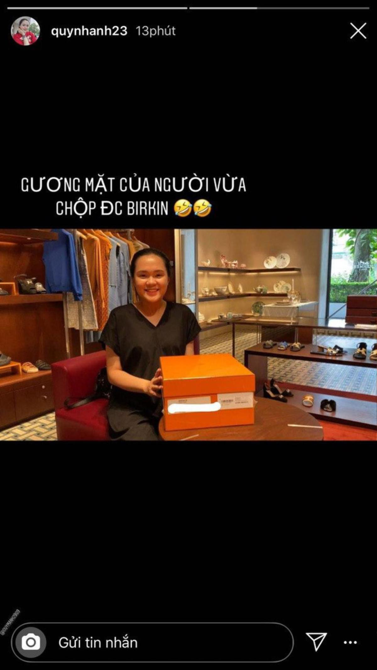 Sắp sinh quý tử, vợ Duy Mạnh chi hơn 500 triệu mua túi Hermes chỉ để đựng bỉm cho con Ảnh 2