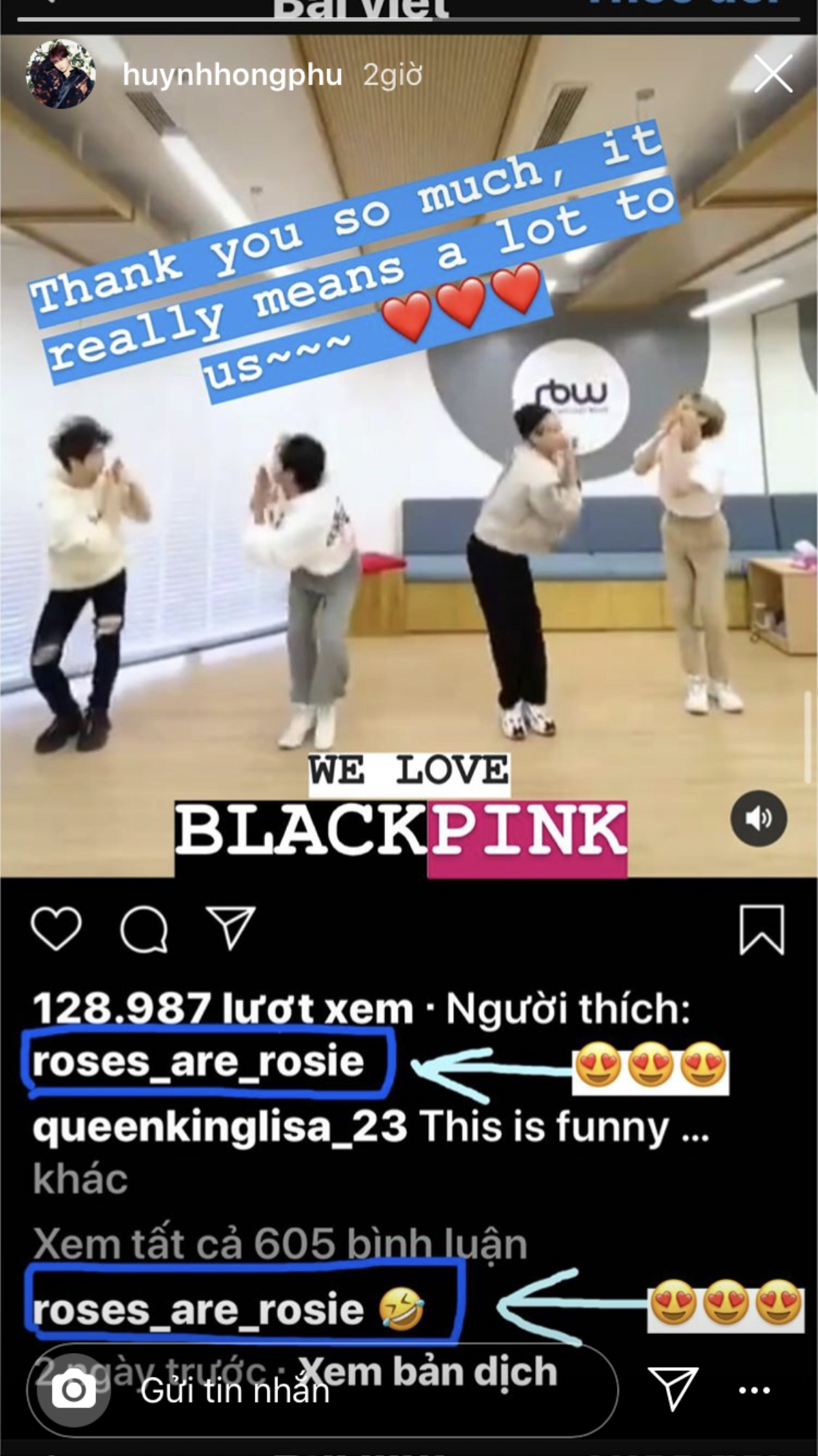 Rose (Blackpink) cười ra nước mắt với clip cover lầy lội 'How You Like That' của D1verse - boygroup Việt Nam Ảnh 9