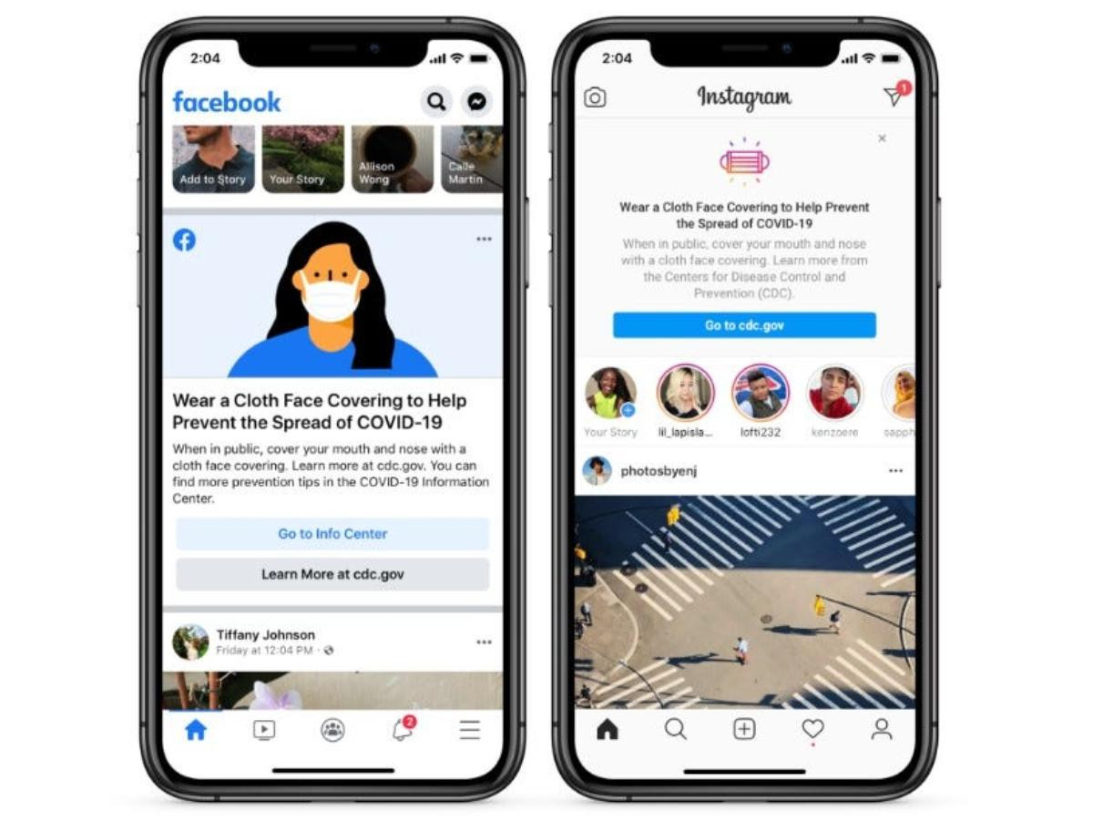 Facebook chuẩn bị liên tục 'nhắc' người dùng nhớ đeo khẩu trang vì COVID-19 Ảnh 1