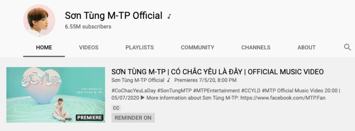 Mách bạn cách xem MV 'Có chắc yêu là đây' của Sơn Tùng M-TP trên YouTube sớm nhất Ảnh 2