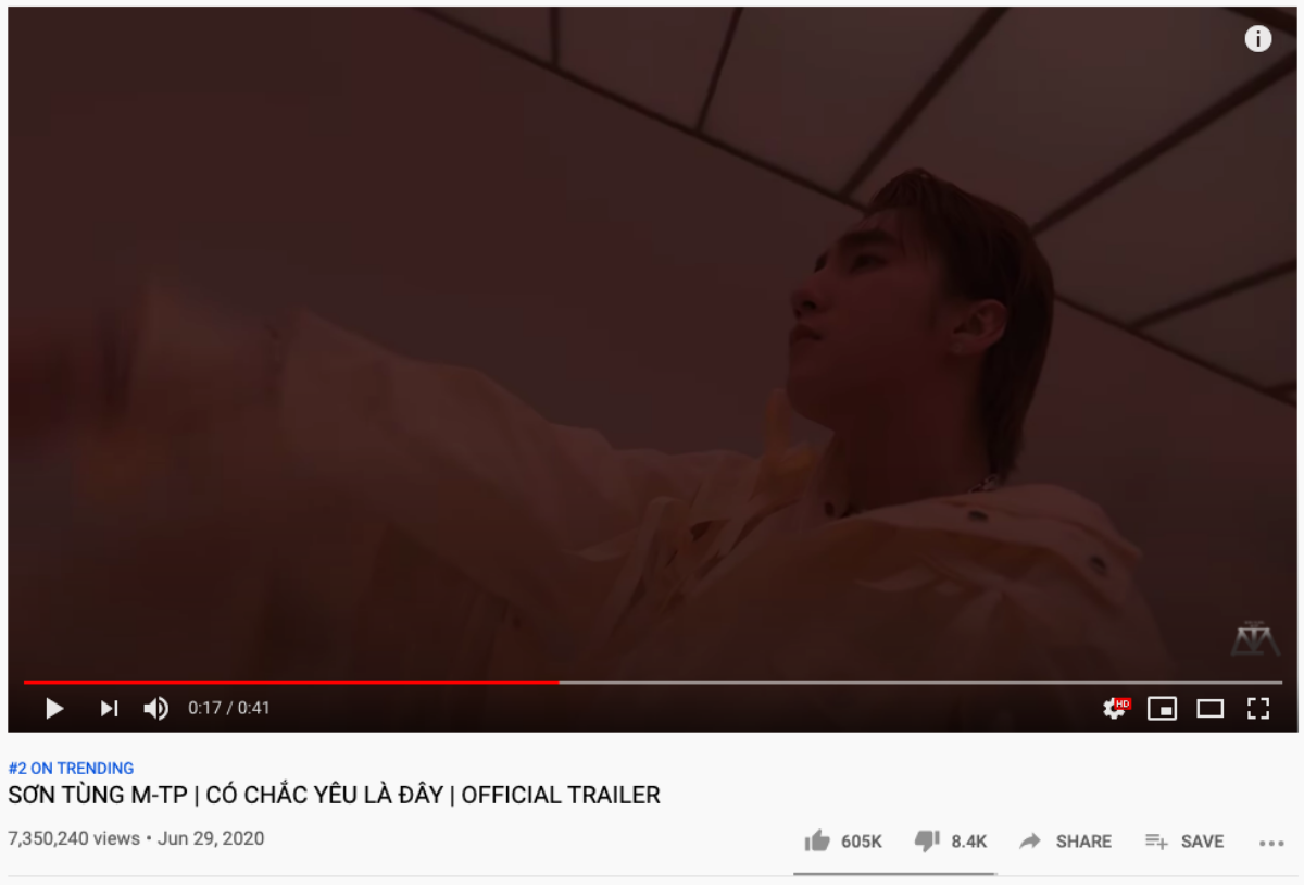 Mách bạn cách xem MV 'Có chắc yêu là đây' của Sơn Tùng M-TP trên YouTube sớm nhất Ảnh 4