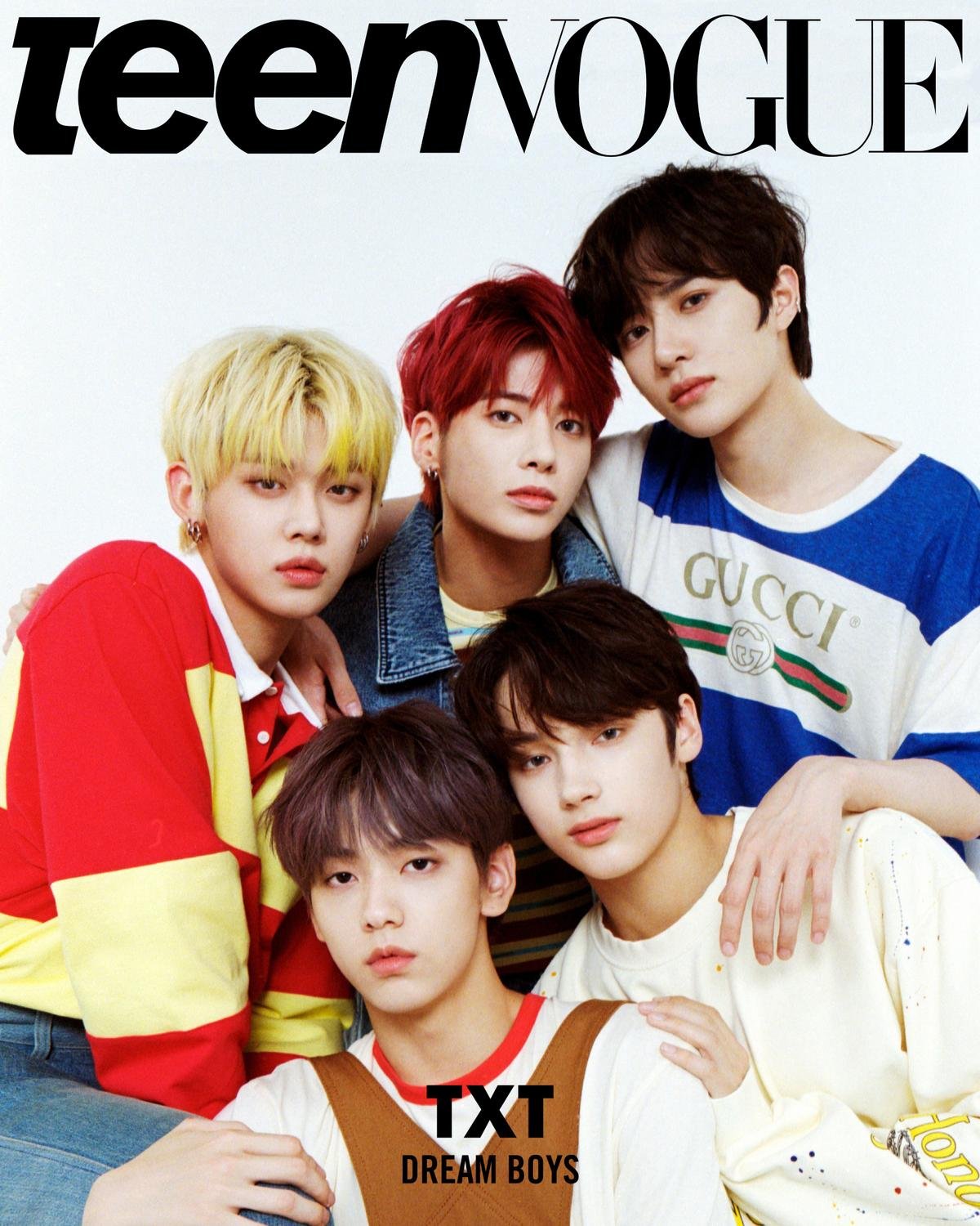 Chỉ sau một năm debut, TXT trở thành nhóm nhạc Kpop đầu tiên lên bìa tạp chí Teen Vogue Ảnh 1