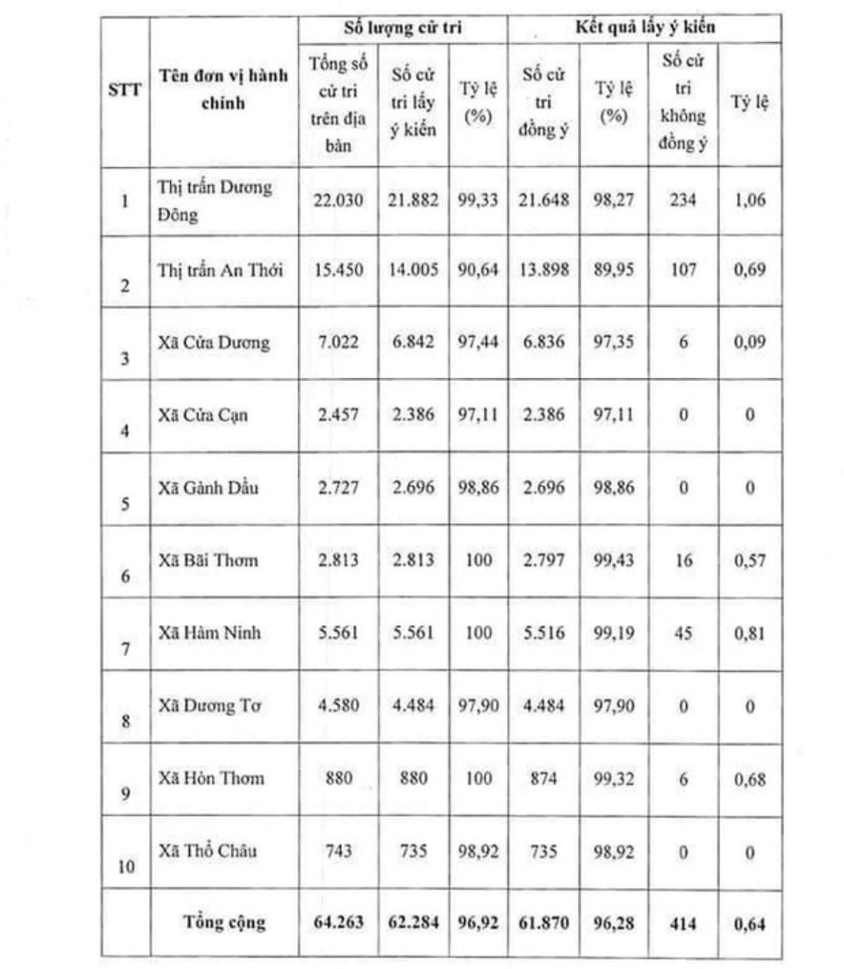 Hơn 96% cử tri đồng ý Phú Quốc trở thành TP đảo đầu tiên của Việt Nam Ảnh 2