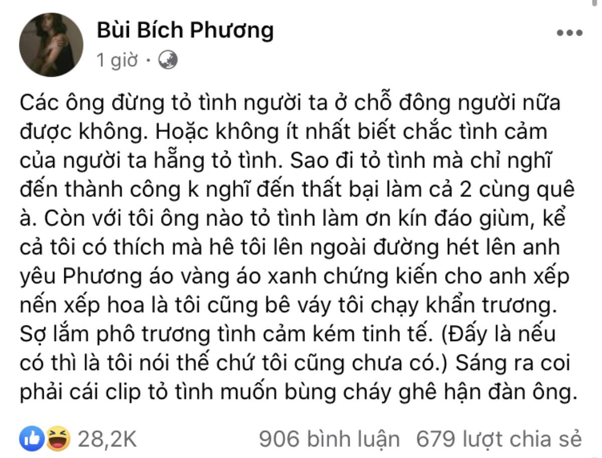 Bích Phương công khai 'đăng đàn' hận đàn ông chỉ vì lý do này? Ảnh 2