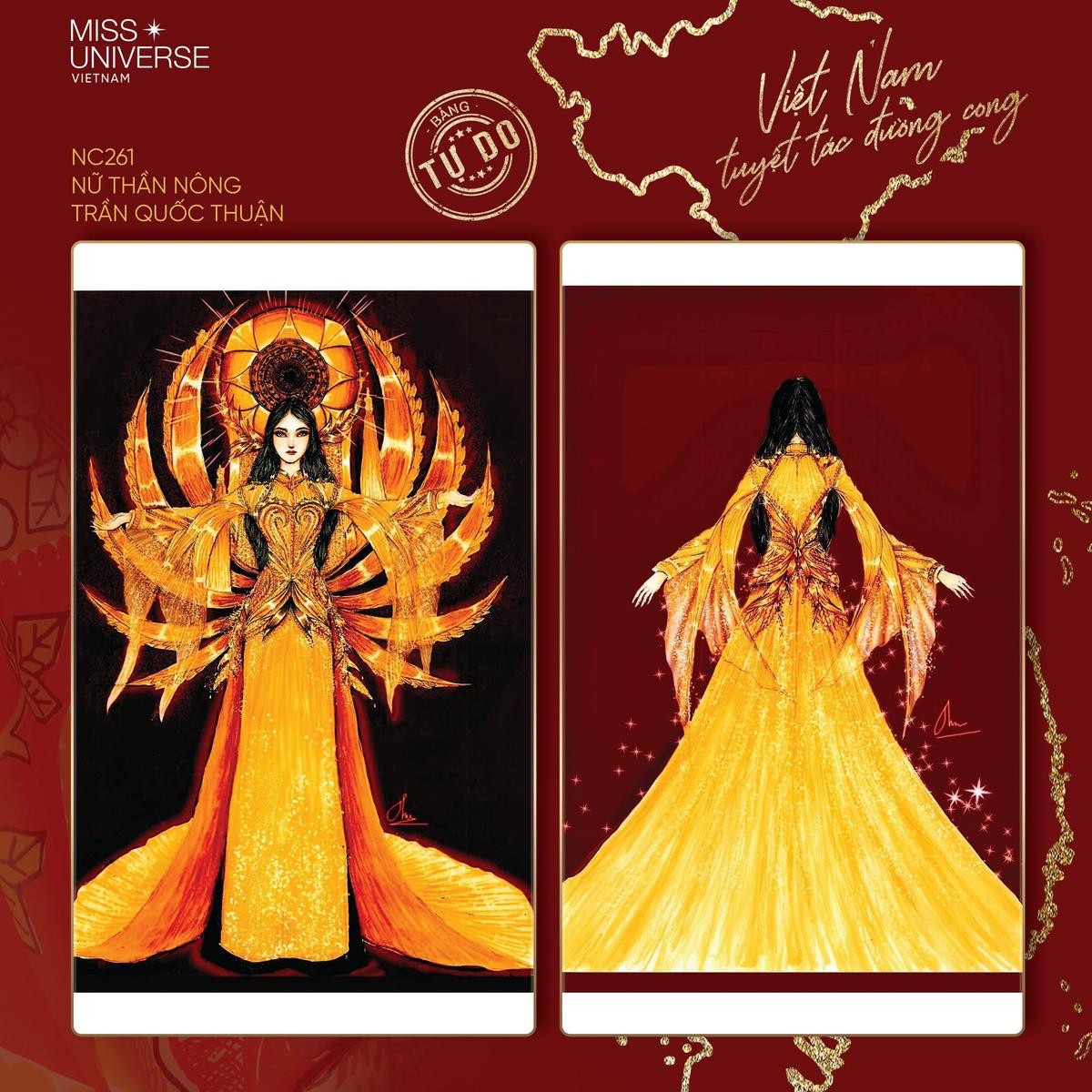 Lên sóng 16 tiếng, National Costume Khánh Vân Tơ tằm được vote như vũ bão 35000 điểm, chắc suất Top 16 Ảnh 9