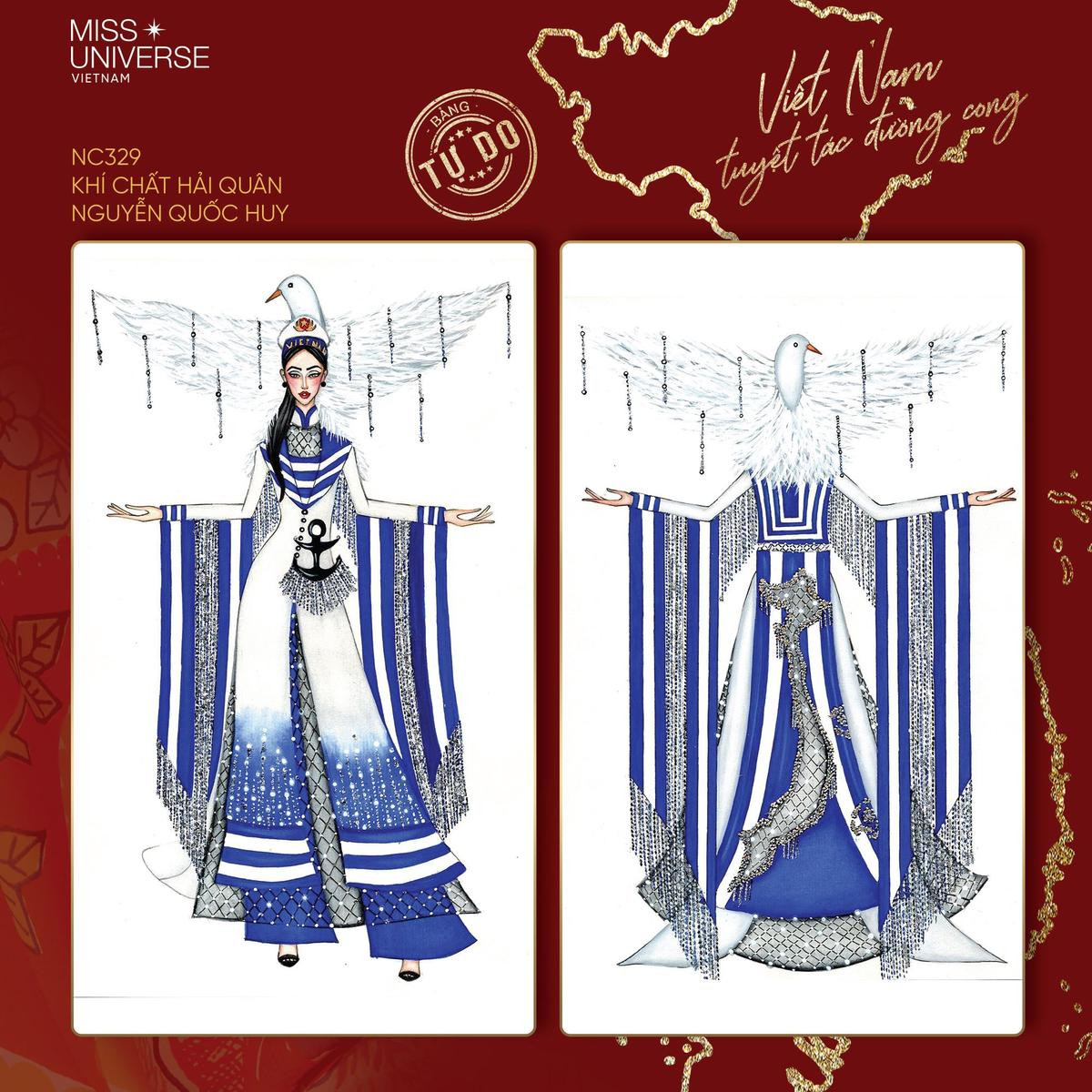 National Costume siêu mặn mà dành cho Khánh Vân: Nước mắm đậm vị quê hương độc nhất Việt Nam Ảnh 5