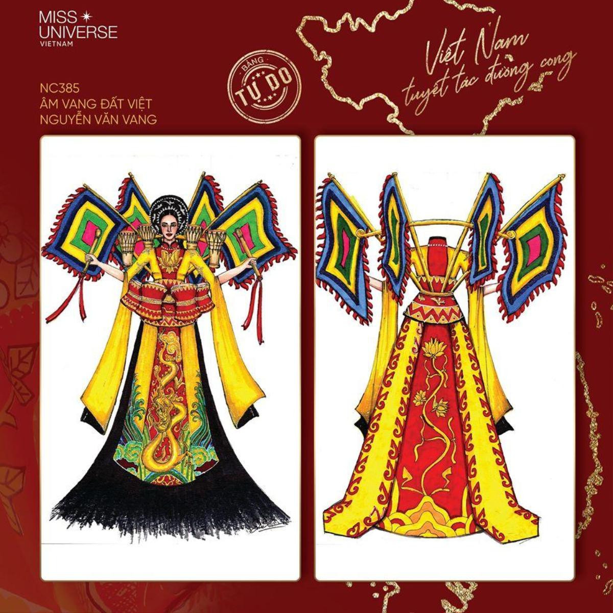 10 National Costume cho Khánh Vân lồng lộn nhưng sai đề nghiêm trọng, xác định rớt khỏi Top 16 Ảnh 4