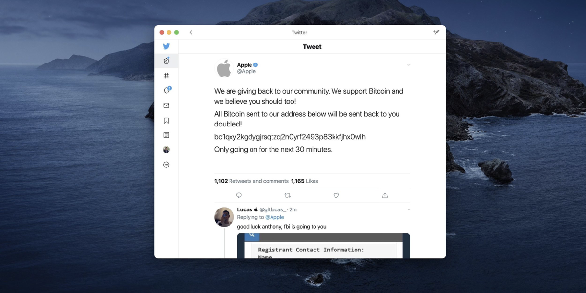 Đến lượt Apple trở thành nạn nhân của vụ hack Twitter để lừa đảo Ảnh 1