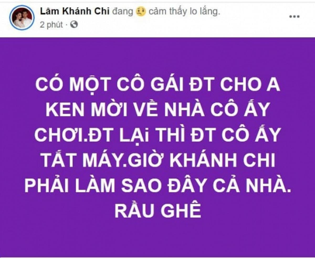 Lâm Khánh chi lo lắng khi ông xã được một cô gái lạ mặt mời tới nhà chơi Ảnh 1