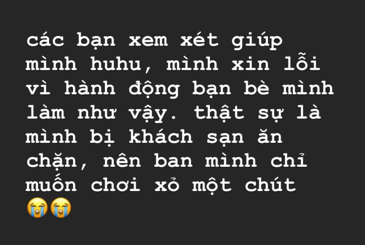 Bị 'ném đá' khi quay clip phá hoại phòng khách sạn, đôi bạn trẻ lên tiếng 'đáp trả' dân mạng Ảnh 4