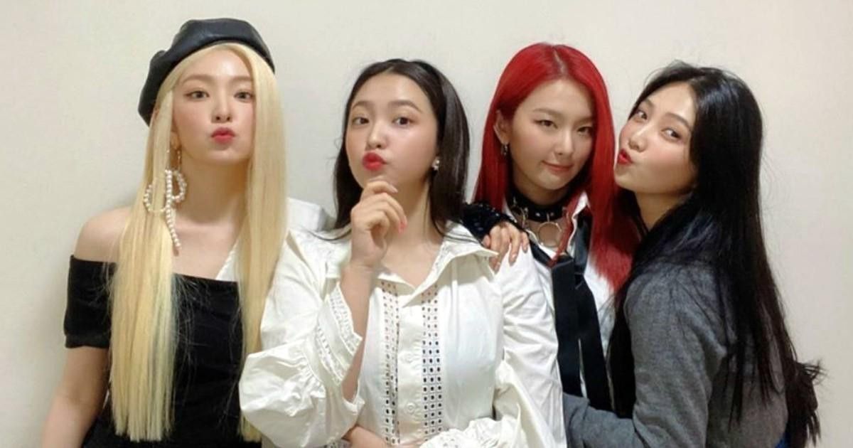 Chị chị em em thân thiết như Red Velvet, Joy và Yeri từng lặn lội đến Inkigayo cổ vũ cho Irene và Seulgi Ảnh 1