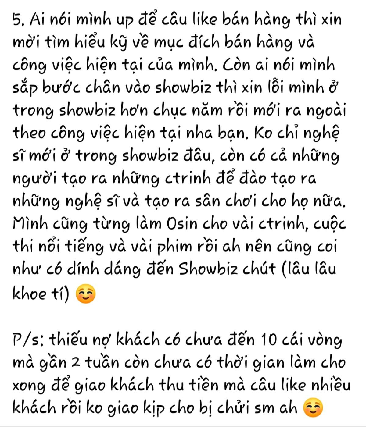 Bà xã diễn viên Thành Được ẩn ý đang giữ chứng cứ 'gọi gái' của nhiều sao Việt Ảnh 9