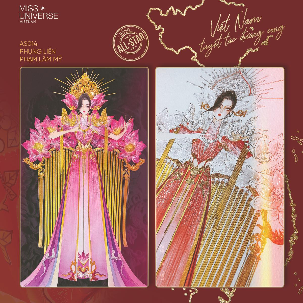 Chủ nhân National Costume Nàng Mây thiết kế váy tàu điện Metro cho Khánh Vân: Cổng trường cũng thành trang phục cực chất Ảnh 14