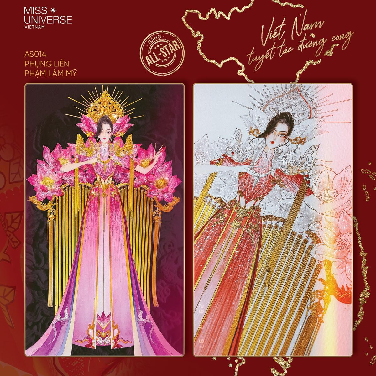 5 họa tiết cũ rích nhất cuộc thi National Costume cho Khánh Vân: Hoa sen, chùa Cầu quá 'nhàm chán' Ảnh 7