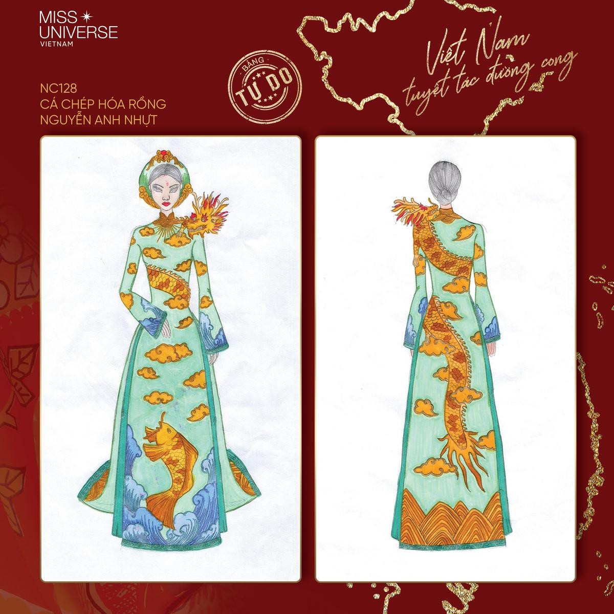 5 họa tiết cũ rích nhất cuộc thi National Costume cho Khánh Vân: Hoa sen, chùa Cầu quá 'nhàm chán' Ảnh 35