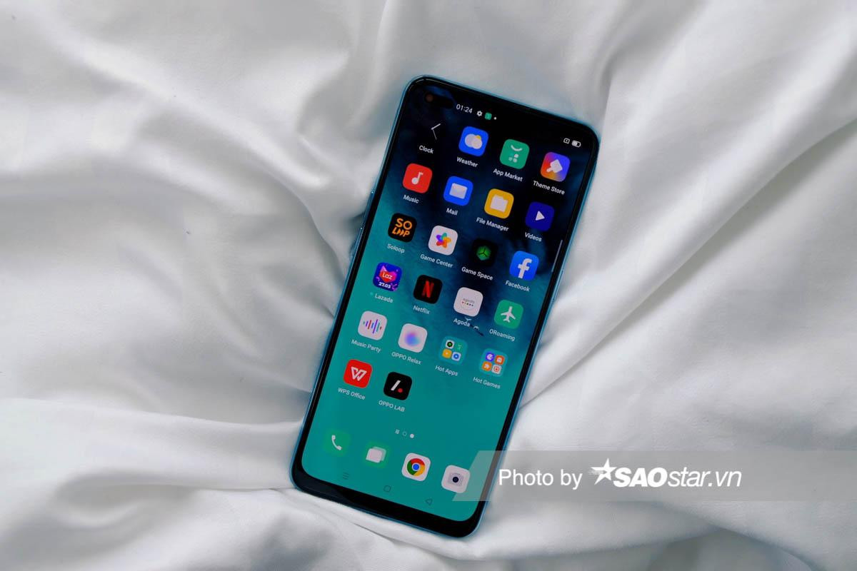 Trên tay nhanh OPPO Reno4 tại Việt Nam: Mặt lưng nhám thích tay, có sạc nhanh 30W! Ảnh 6