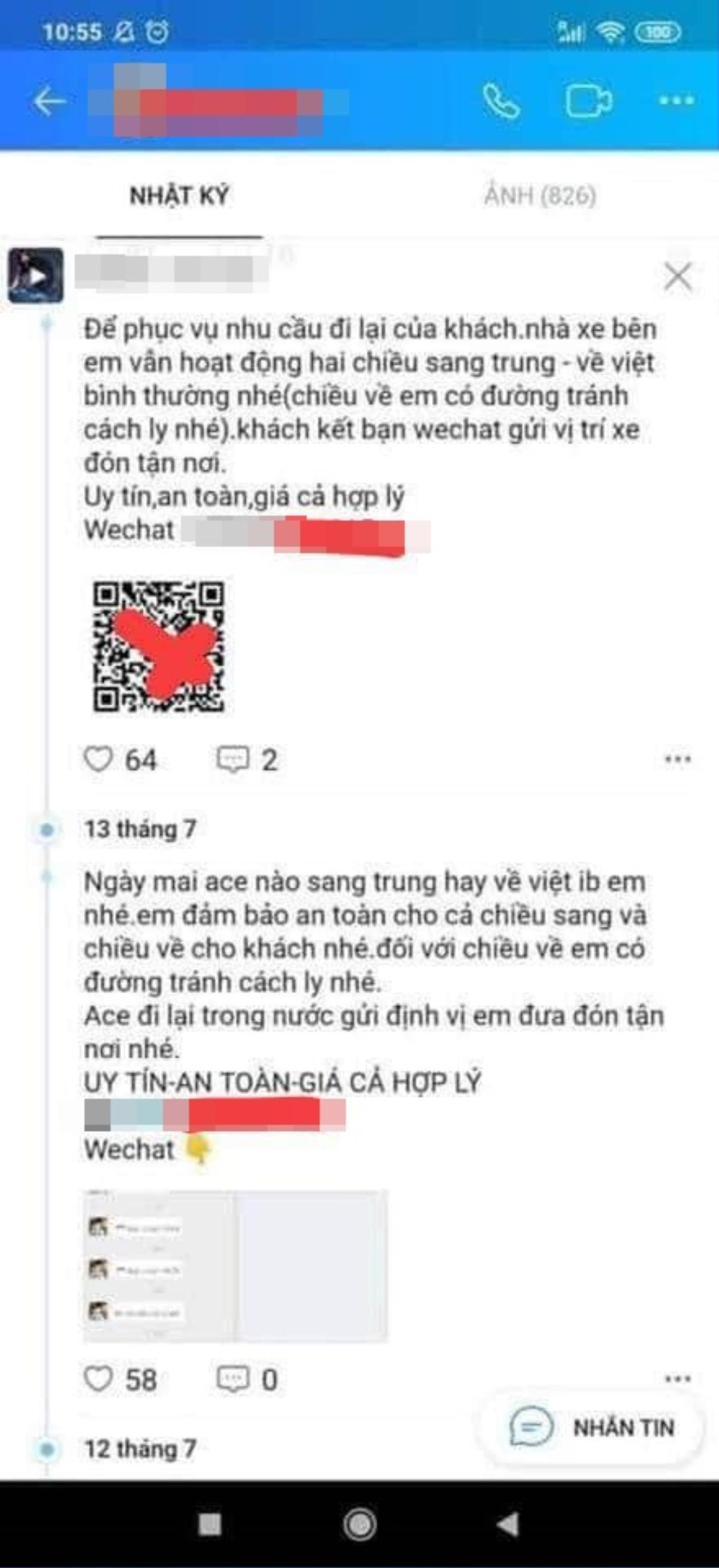 Phẫn nộ màn quảng cáo công khai nhà xe đưa người từ bên kia biên giới về nước, cam kết có đường 'né cách ly' COVID-19 Ảnh 1