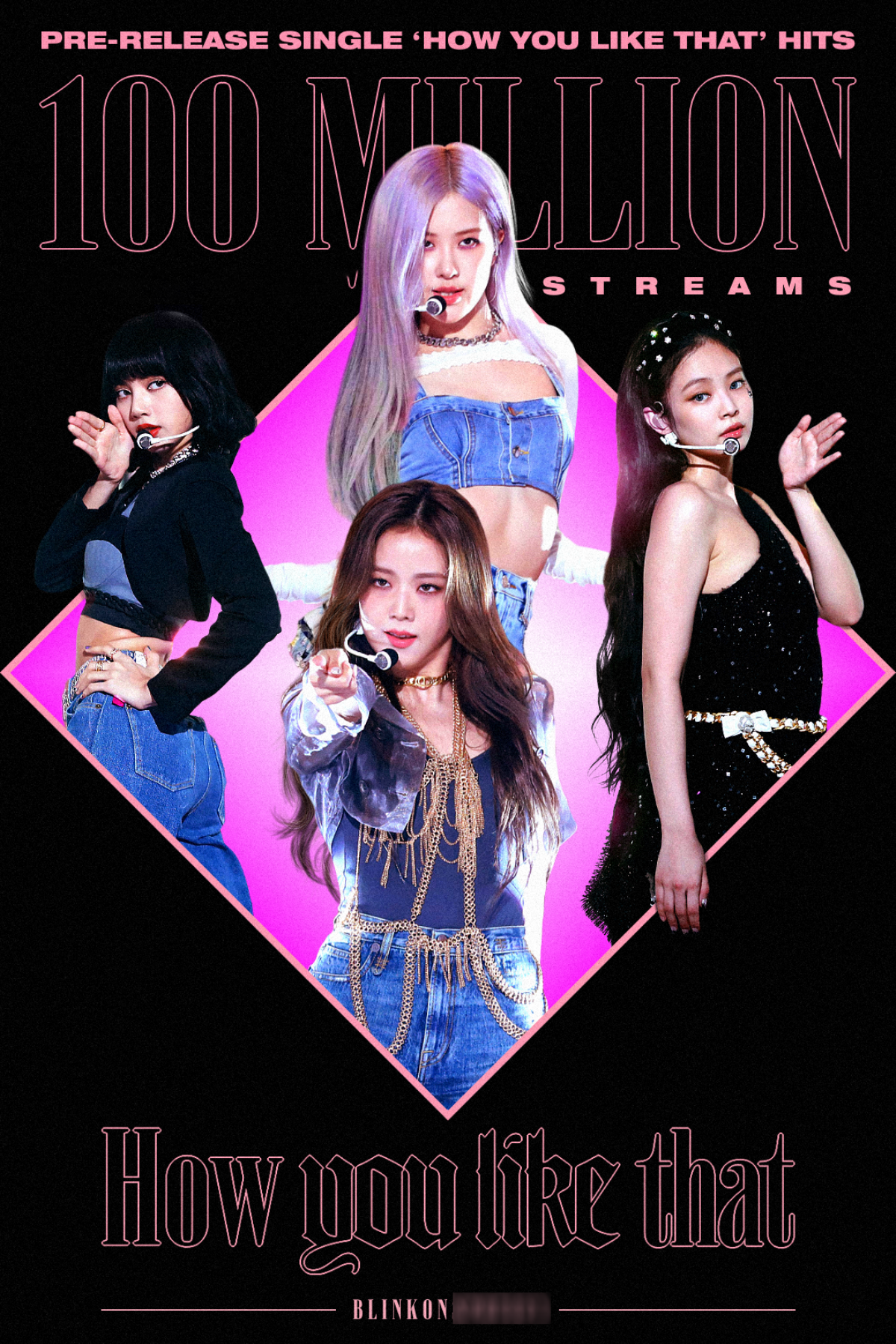 Chưa đến 1 tháng ra mắt, 'How You Like That' đã giúp BlackPink san bằng thành tích lượt stream của Little Mix trên nền tảng quốc tế Ảnh 1