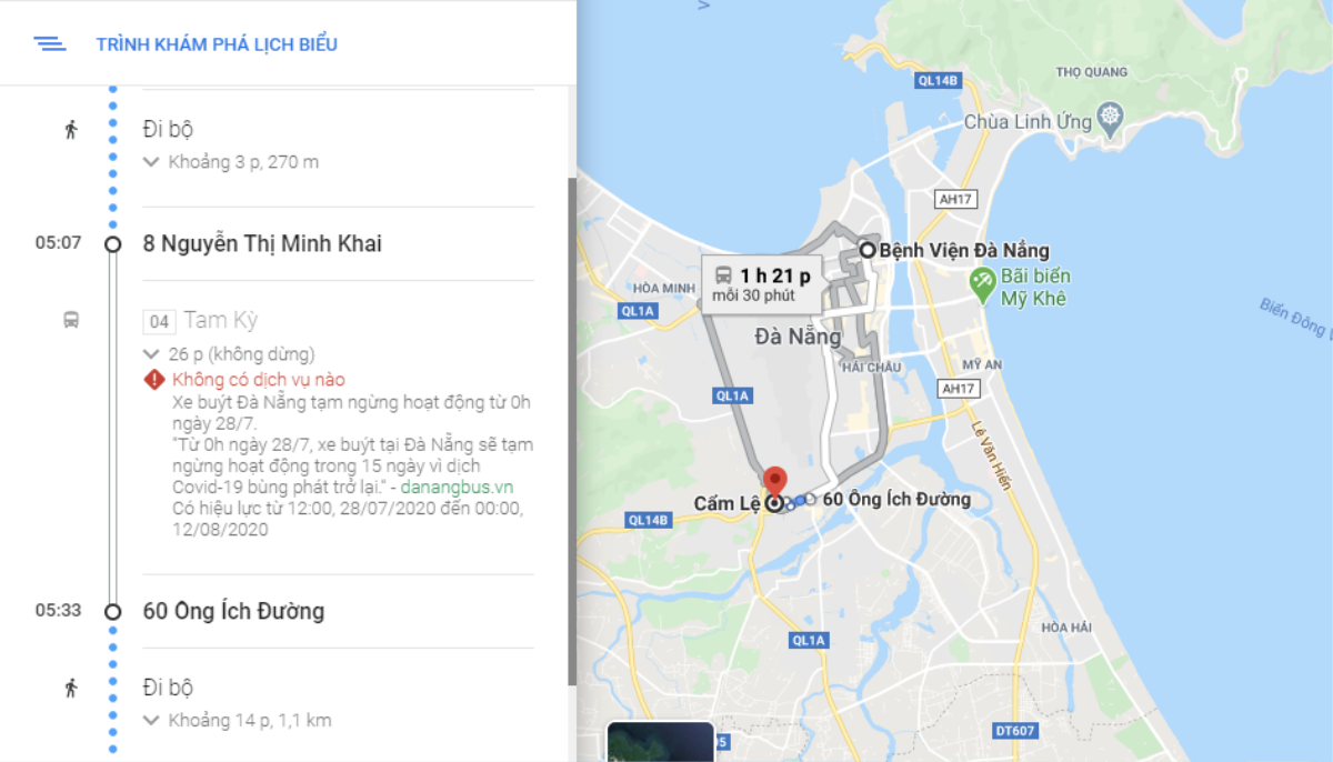 Google Maps có thêm tính năng cảnh báo tại Đà Nẵng Ảnh 2