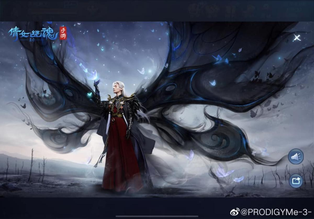 La Vân Hi tiếp tục hút hồn fans nữ với tạo hình đại ma đầu bạch phát hắc y trong Game Thiến nữ u hồn 2 Ảnh 14