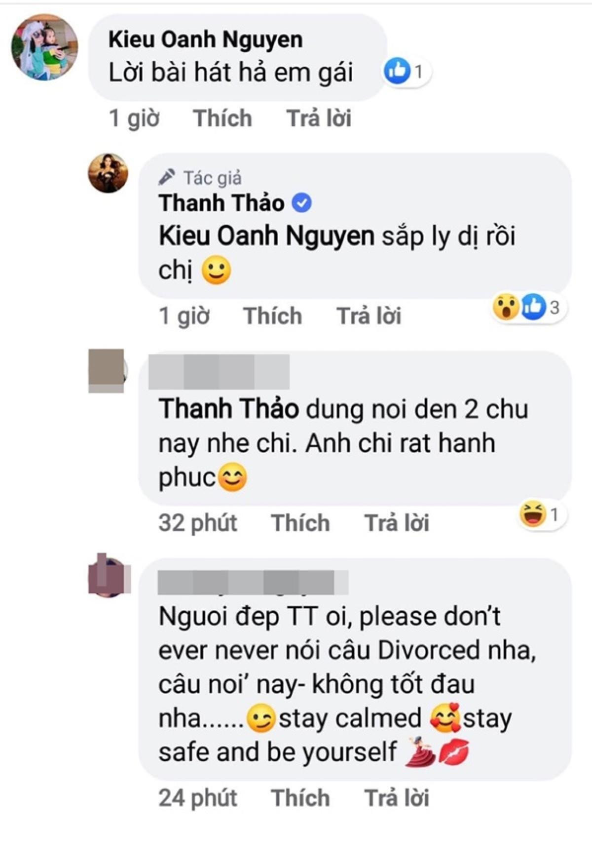 Thanh Thảo đang khiến nhiều người lo lắng khi nói rằng 'sắp li dị rồi' Ảnh 2