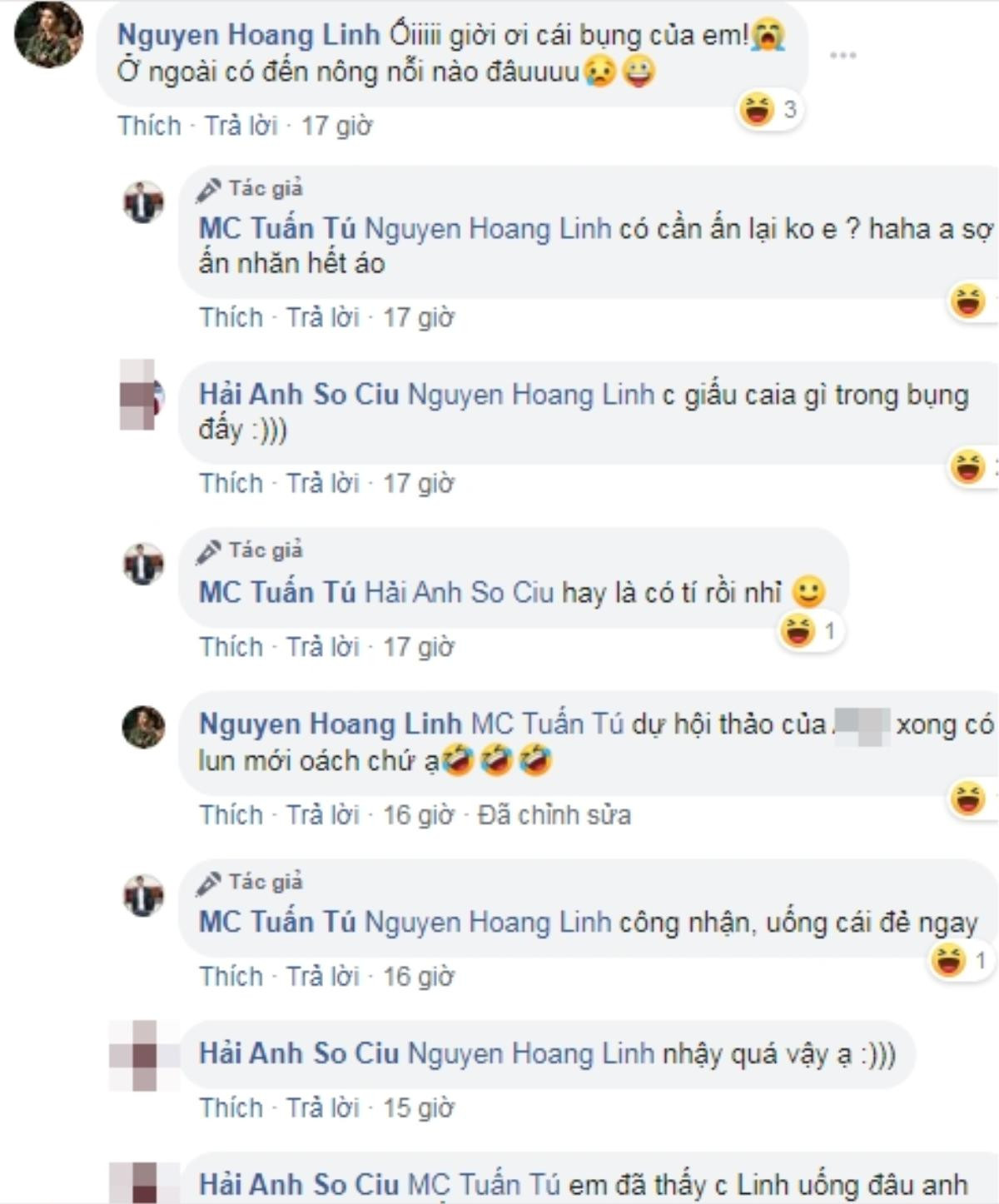 'Che đậy' nhiệt tình nhưng MC Hoàng Linh vẫn để lộ vòng 2 to bất thường Ảnh 2