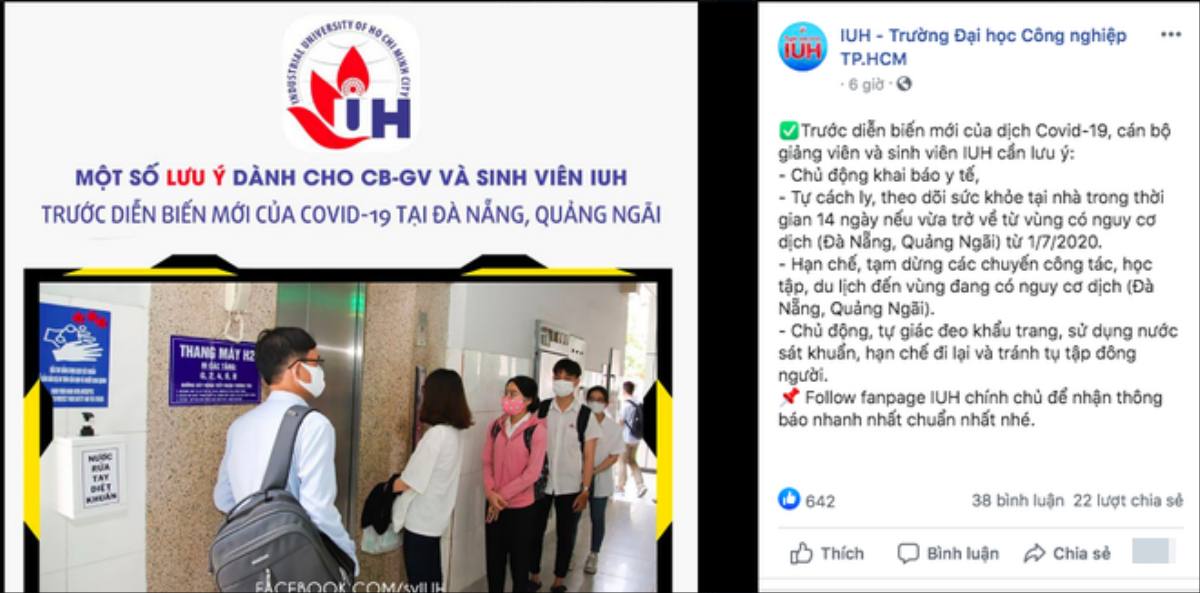 Nhiều trường Đại học ở TP.HCM cho phép sinh viên hoãn thi nếu đến từ Đà Nẵng Ảnh 3