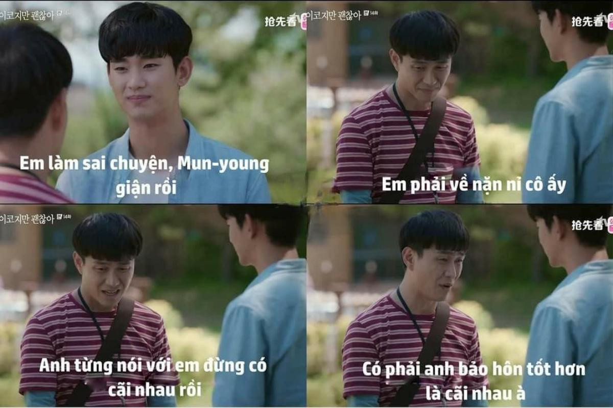 Điên thì có sao: Gác lại câu chuyện tình buồn của Kim Soo Hyun thì khán giả được an ủi bởi ông anh quốc dân Oh Jung Se Ảnh 6