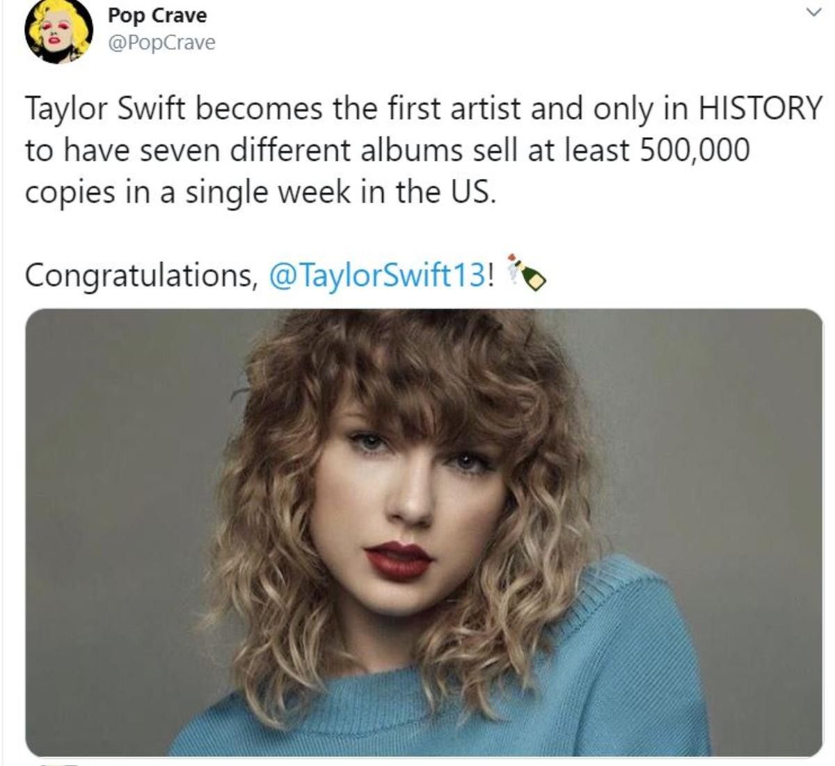 Folklore debut #1 Billboard Hot 200, Taylor Swift chính thức vượt mặt Beyonce và thiết lập nên kỷ lục 'vô tiền khoáng hậu' Ảnh 5