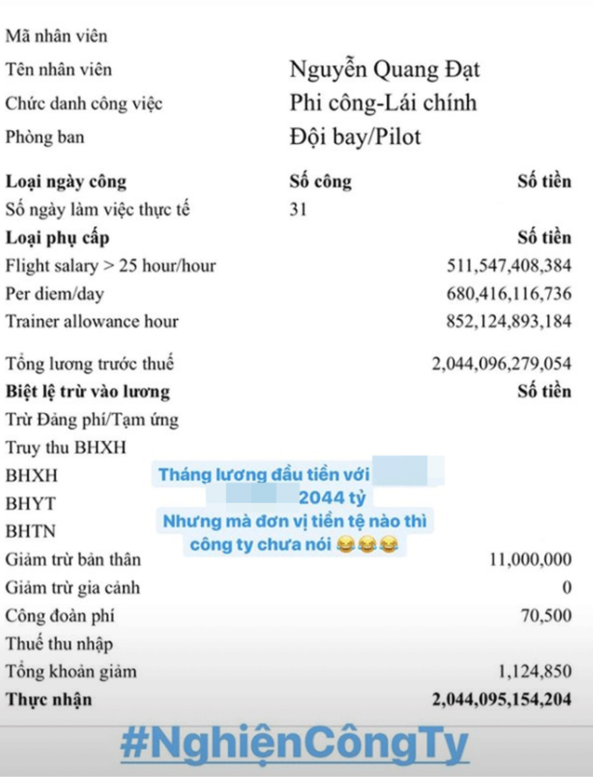 Cơ trưởng trẻ nhất Việt Nam tiết lộ bảng lương 'khủng': Hơn 2.000 tỉ một tháng? Ảnh 2