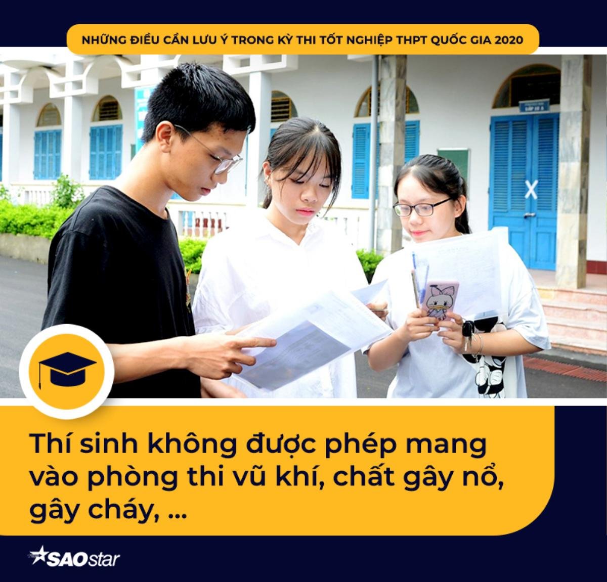 48 giờ đếm ngược trước kỳ thi tốt nghiệp THPT Quốc gia 2020: Những điều thí sinh cần đặc biệt lưu ý nếu không muốn bỏ lỡ Ảnh 12