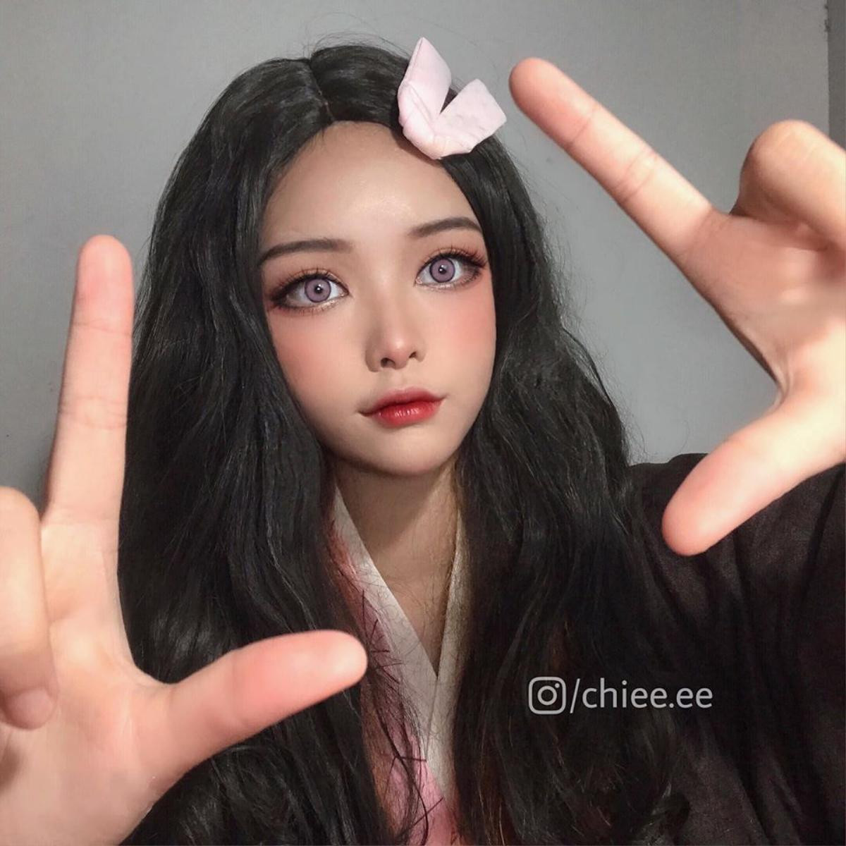 Kimetsu no Yaiba: 'Thánh nữ makeup' trở lại với bộ ảnh Nezuko xinh lung linh Ảnh 16