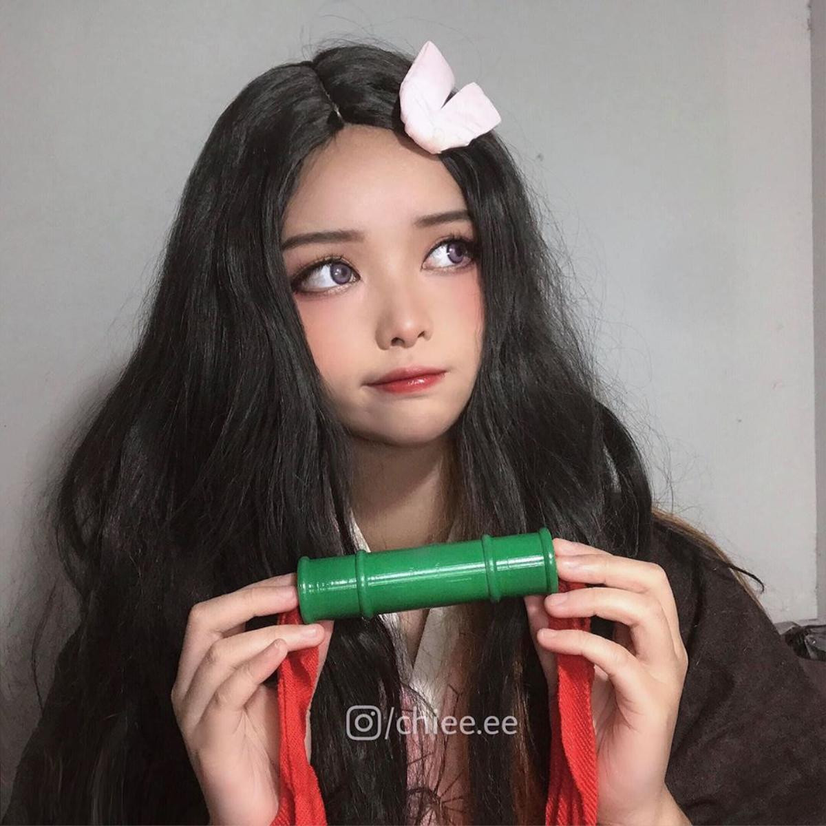 Kimetsu no Yaiba: 'Thánh nữ makeup' trở lại với bộ ảnh Nezuko xinh lung linh Ảnh 10