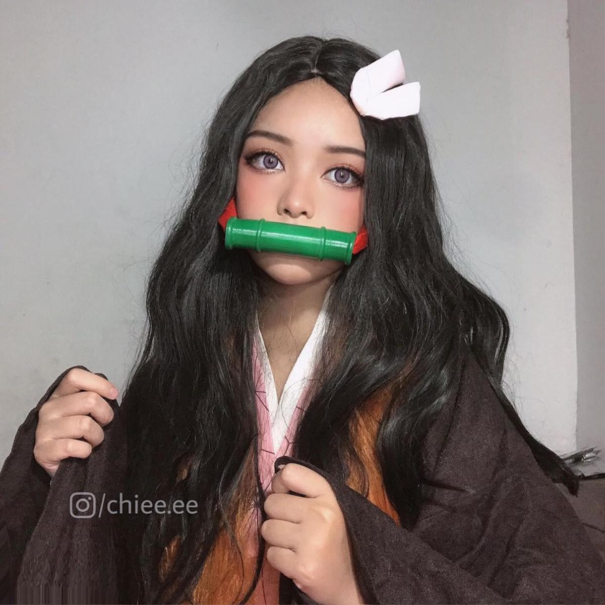 Kimetsu no Yaiba: 'Thánh nữ makeup' trở lại với bộ ảnh Nezuko xinh lung linh Ảnh 12